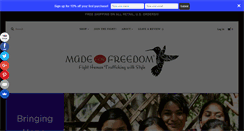 Desktop Screenshot of madeforfreedom.com